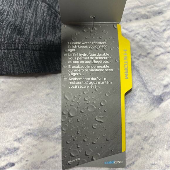 Under Armour Day Trekker Hooded Hybrid Jacket in Black/Gray - Picture 5 of 8